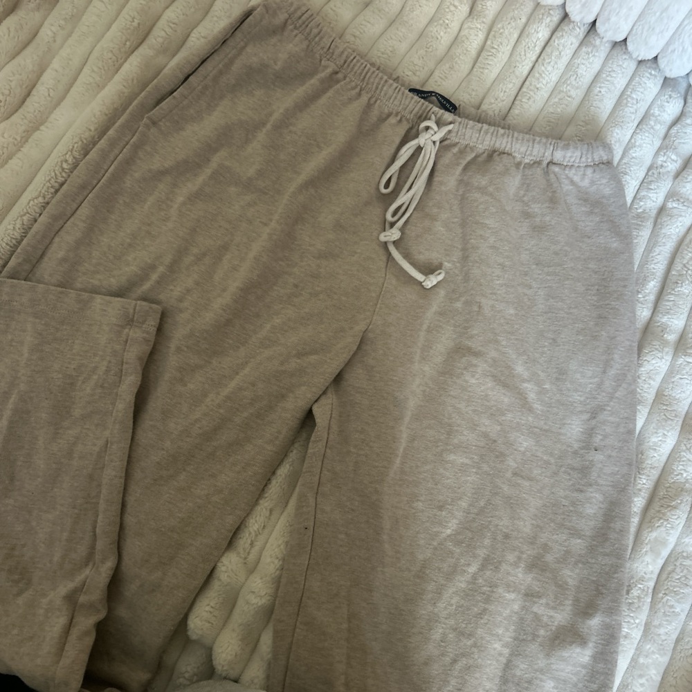 Brandy Melville Tan Sweatpants